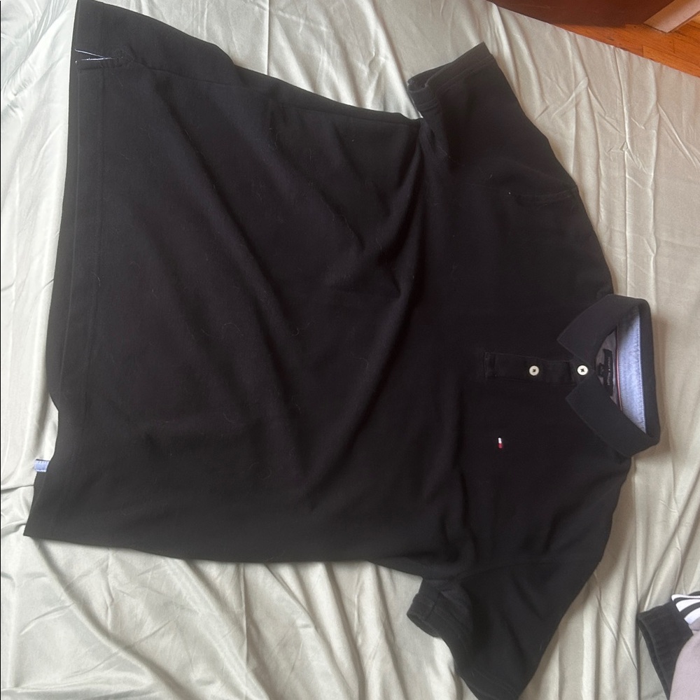 Tommy Hilfiger Black Polo Shirt